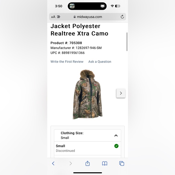 Under Armour Camo Hunting / Snow Siberian Jacket - Picture 9 of 9